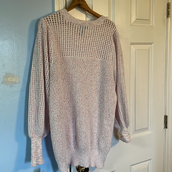 Ladies, 3X pink sweater - Picture 5 of 6